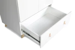 Babykamer Romy: Ledikant, Commode & 2-Deurskast -Babyproducten Winkel 2 deurskast romy 5