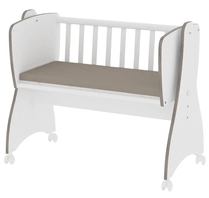 Lorelli Wit/Bruin First Dreams Schommelwiegje 1015055-0027 2 Lorelli Wit/Bruin First Dreams Schommelwiegje 1015055-0027 - Afbeelding 2