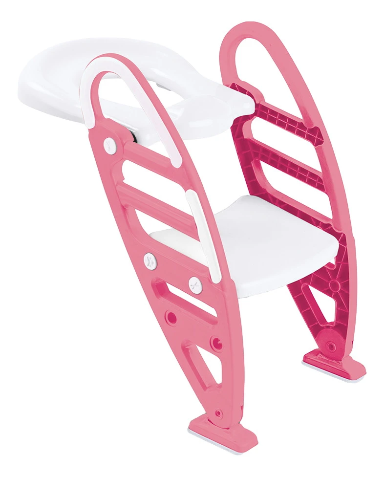 Dolu Roze Toilettrainer Met Trapje 7250 1 Dolu Roze Toilettrainer Met Trapje 7250