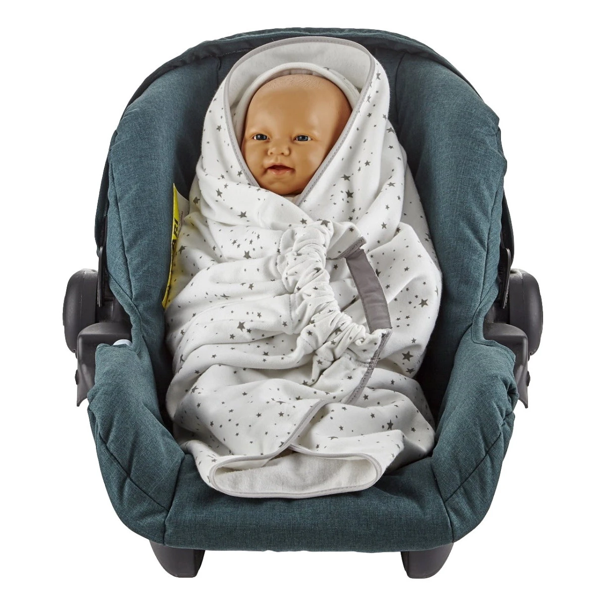 Babyjem Wit/Grijs Wikkeldeken 1116431 7 Babyjem Wit/Grijs Wikkeldeken 1116431 - Afbeelding 7