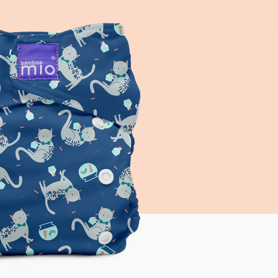 Bambino Mio MioSolo Feline Fiesta Wasbare Luier BM-5SO-FEL 2 Bambino Mio MioSolo Feline Fiesta Wasbare Luier BM-5SO-FEL - Afbeelding 2