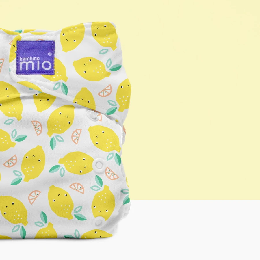 Bambino Mio MioSolo Lemon Drop Wasbare Luier BM-5SO-LEM 2 Bambino Mio MioSolo Lemon Drop Wasbare Luier BM-5SO-LEM - Afbeelding 2