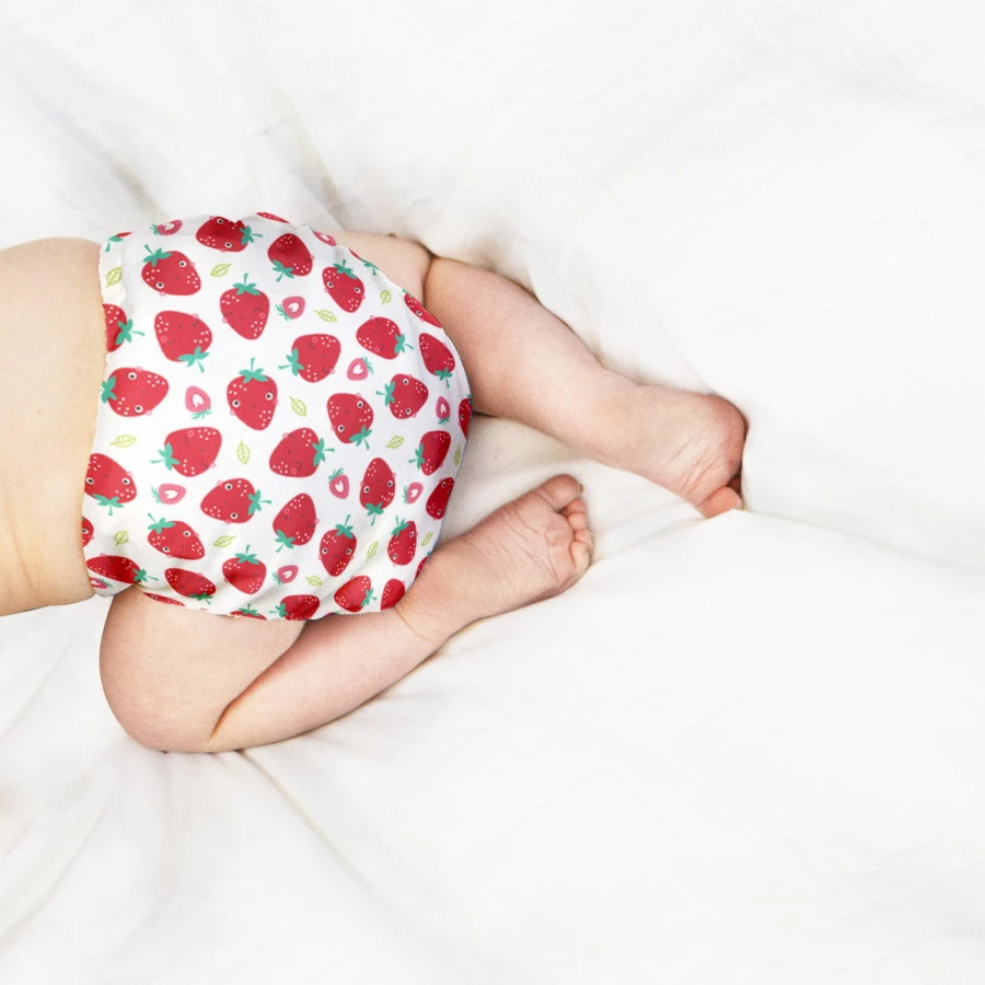 Bambino Mio MioSolo Strawberry Cream Wasbare Luier BM-5SO-SCR 5 Bambino Mio MioSolo Strawberry Cream Wasbare Luier BM-5SO-SCR - Afbeelding 5