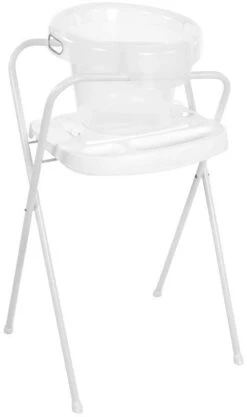 Bébé-jou Bebe-Jou Wit 98 Cm Click Badstandaard 220001 -Babyproducten Winkel Bebe Jou Badstandaard Click Wit3