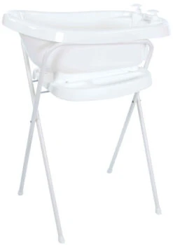 Bébé-jou Bebe-Jou Wit 98 Cm Click Badstandaard 220001 -Babyproducten Winkel Bebe Jou Badstandaard Click Wit Met Uni Wit Thermobadje