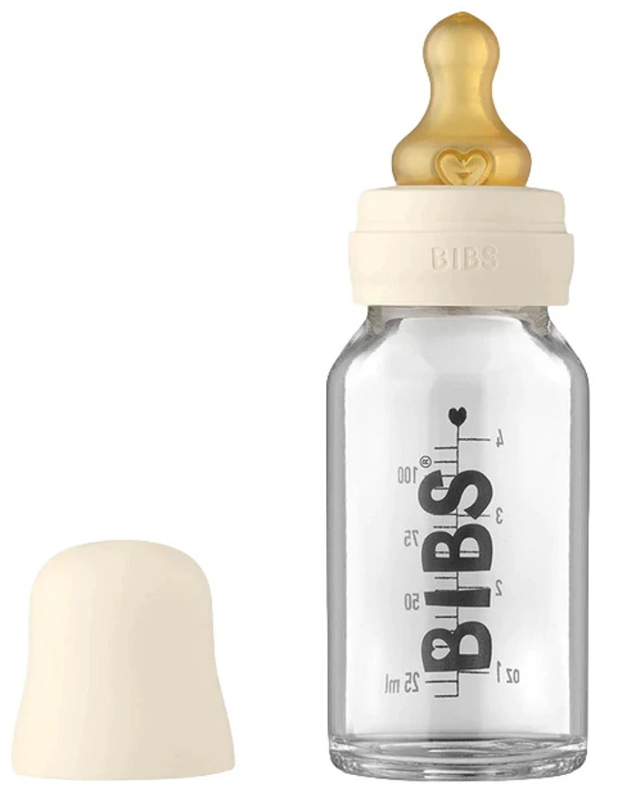 Bibs Ivory 110 Ml Glazen Fles 5013216 1 Bibs Ivory 110 Ml Glazen Fles 5013216