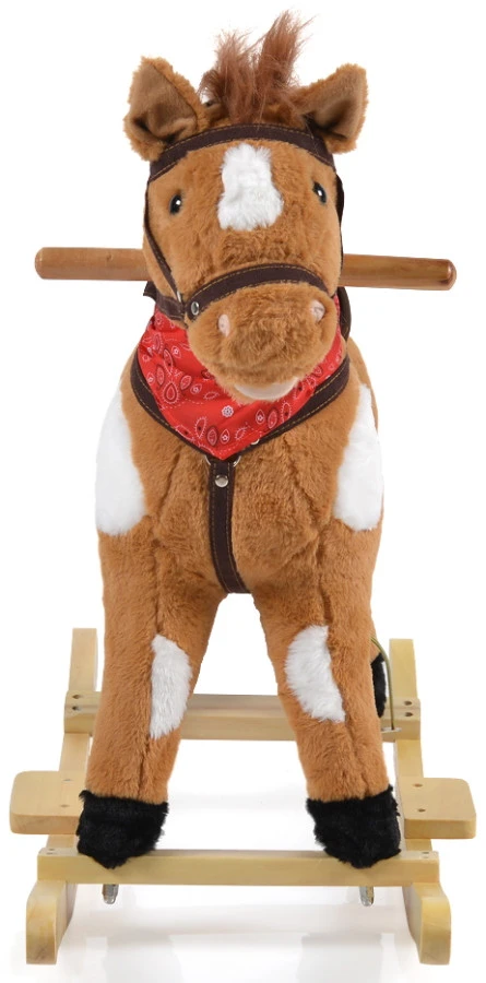 Cangaroo Thunder Khaki Hobbelpaard Met Voetensteun WJ-001 3 Cangaroo Thunder Khaki Hobbelpaard Met Voetensteun WJ-001 - Afbeelding 3