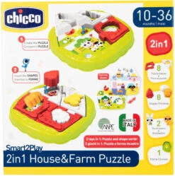 Chicco 2-in-1 Huispuzzel 00011085000000 -Babyproducten Winkel Chicco 2 in 1 Huispuzzel 00011085000000 6