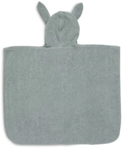 Jollein Ash Green Badstof Poncho 533-550-00095 -Babyproducten Winkel Jollein Ash Grey Badstof Poncho 533 550 00095.2
