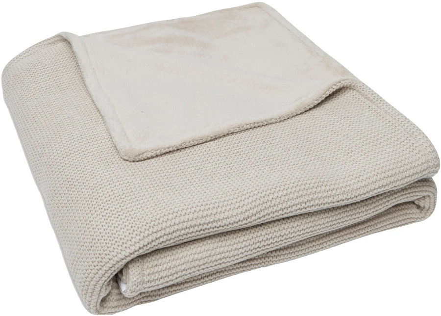 Jollein Basic Knit Nougat / Fleece 100 X 150 Cm Ledikantdeken 517-522-65360 1 Jollein Basic Knit Nougat / Fleece 100 X 150 Cm Ledikantdeken 517-522-65360