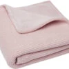 Jollein Basic Knit Pale Pink / Fleece 75 X 100 Cm Wiegdeken 517-511-65310