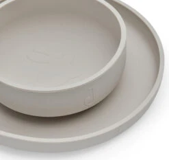 Jollein Nougat Siliconen Dinerset 705-007-00093 -Babyproducten Winkel Jollein Nougat Siliconen Dinerset 705 007 00093 2