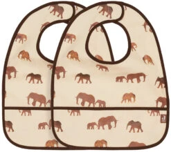 Jollein Savannah 2-pack Waterproof Slabber 029-864-66029