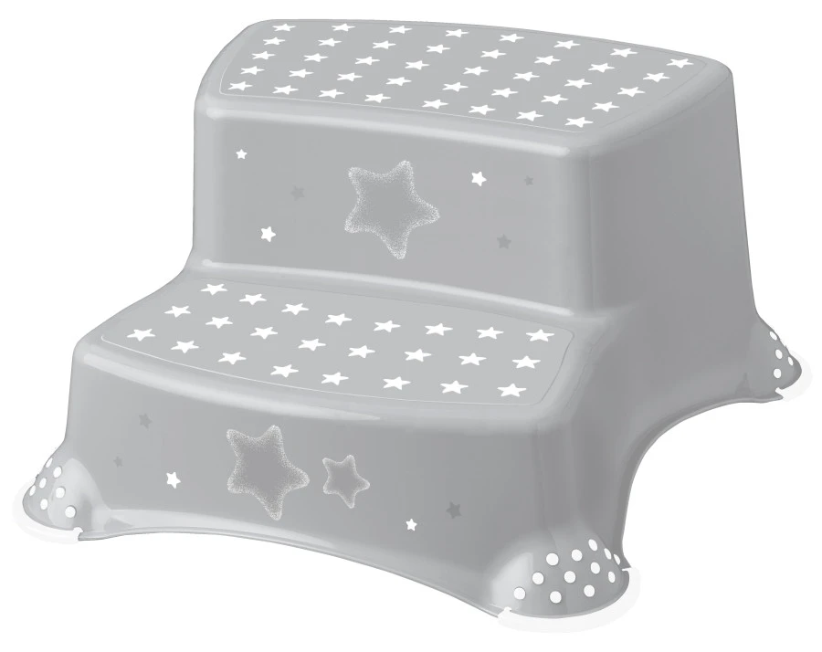 Keeeper Stars Grijs 2 Treden Opstapje 10031 1 Keeeper Stars Grijs 2 Treden Opstapje 10031