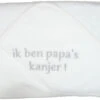 Petit Villain Ik Ben Papa's Kanjer Wit Badcape