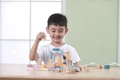 PolarB 60 Stuks Houten Blokken 44010 -Babyproducten Winkel PolarB 60 Stuks Houten Blokken 44010 3