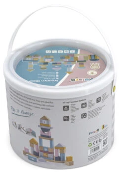 PolarB 60 Stuks Houten Blokken 44010 -Babyproducten Winkel PolarB 60 Stuks Houten Blokken 44010 4