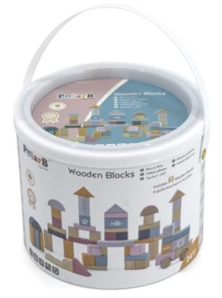 PolarB 60 Stuks Houten Blokken 44010 -Babyproducten Winkel PolarB 60 Stuks Houten Blokken 44010 5