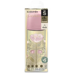 Suavinex Gold Large Flow Roze 360 Ml Silicone Fles SXSGX3080200 -Babyproducten Winkel Suavinex Gold Slow Flow Roze 360 ml Silicone Fles SXSGX3080200 3