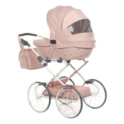 Tako Mini Imperial Vintage Pink Poppen Kinderwagen Incl. Tas 05 -Babyproducten Winkel Tako Mini Imperial Vintage Pink Poppen Kinderwagen incl. Tas 05 shop 1
