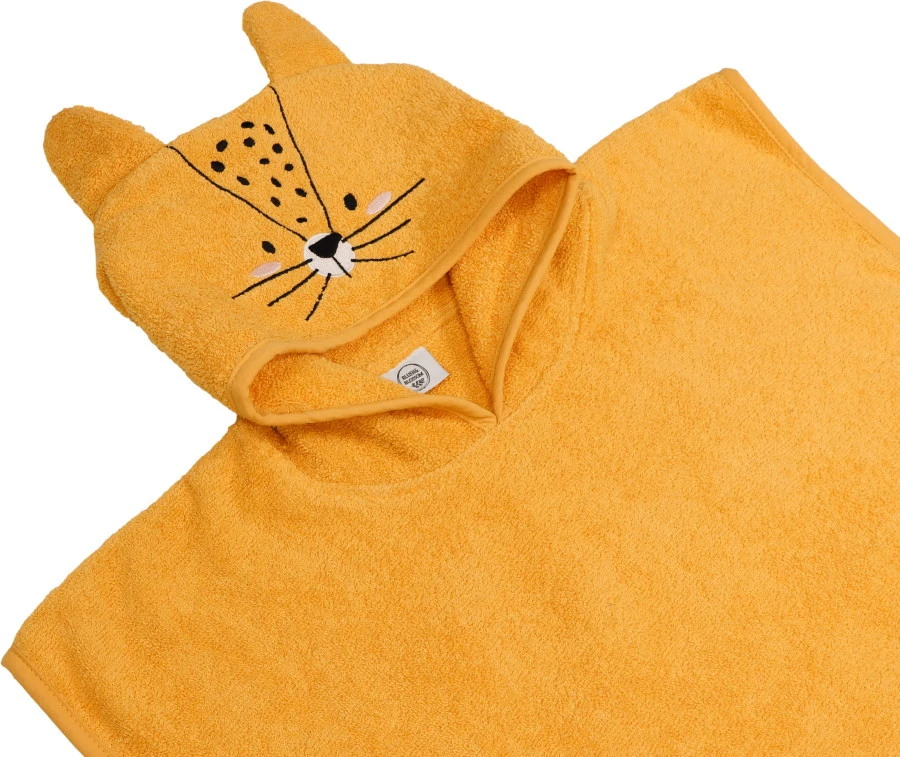 Blush & Blossom Leopard Lenny Badstof Poncho TR-BB4203 2 Blush & Blossom Leopard Lenny Badstof Poncho TR-BB4203 - Afbeelding 2