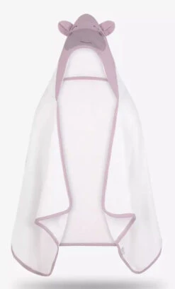 Albero Mio Animals & Love Hippo 50 X 120 Cm Bamboo Badcape A001 -Babyproducten Winkel albero mio animals love hippo 70 x 120 cm bamboo badcape a001 2