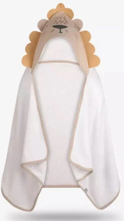 Albero Mio Animals & Love Lion 50 X 120 Cm Bamboo Badcape A002 -Babyproducten Winkel albero mio animals love lion 70 x 120 cm bamboo badcape a002 2