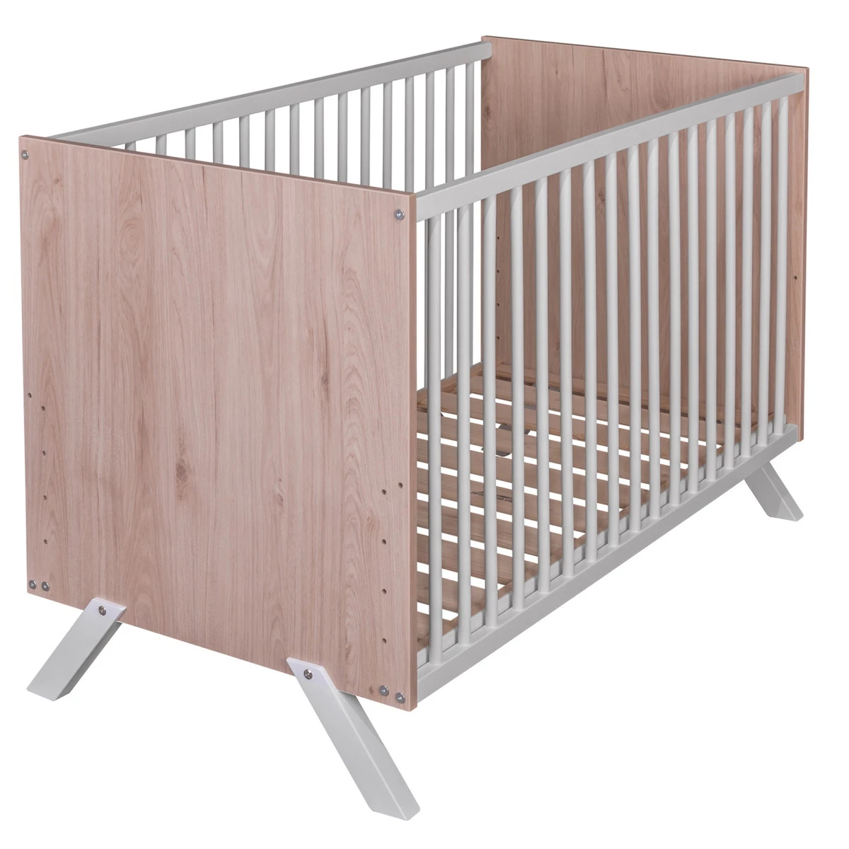 Amal II Jackson Wit/Naturel 60 X 120 Cm Ledikant - Afbeelding 2