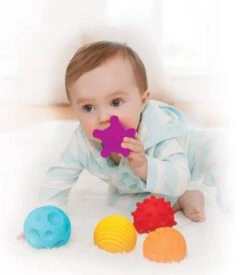 Infantino Sensory Balls Blocks & Buddies Set BK-05373 -Babyproducten Winkel b kids sensory multi ball set speelballetjes 3 1