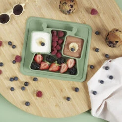 Badabulle Anti-slip Bord Met Vakjes B005215 15 Badabulle Anti-slip Bord Met Vakjes B005215 -Babyproducten Winkel b005215 photo 08 anti slip compartment plate 3661276174238 1920x1920