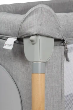 Babygo Groovy Grijs Campingbedje Incl. Bodemverhoger 4551 -Babyproducten Winkel babygo groovy grijs campingbedje incl. bodemverhoger 5