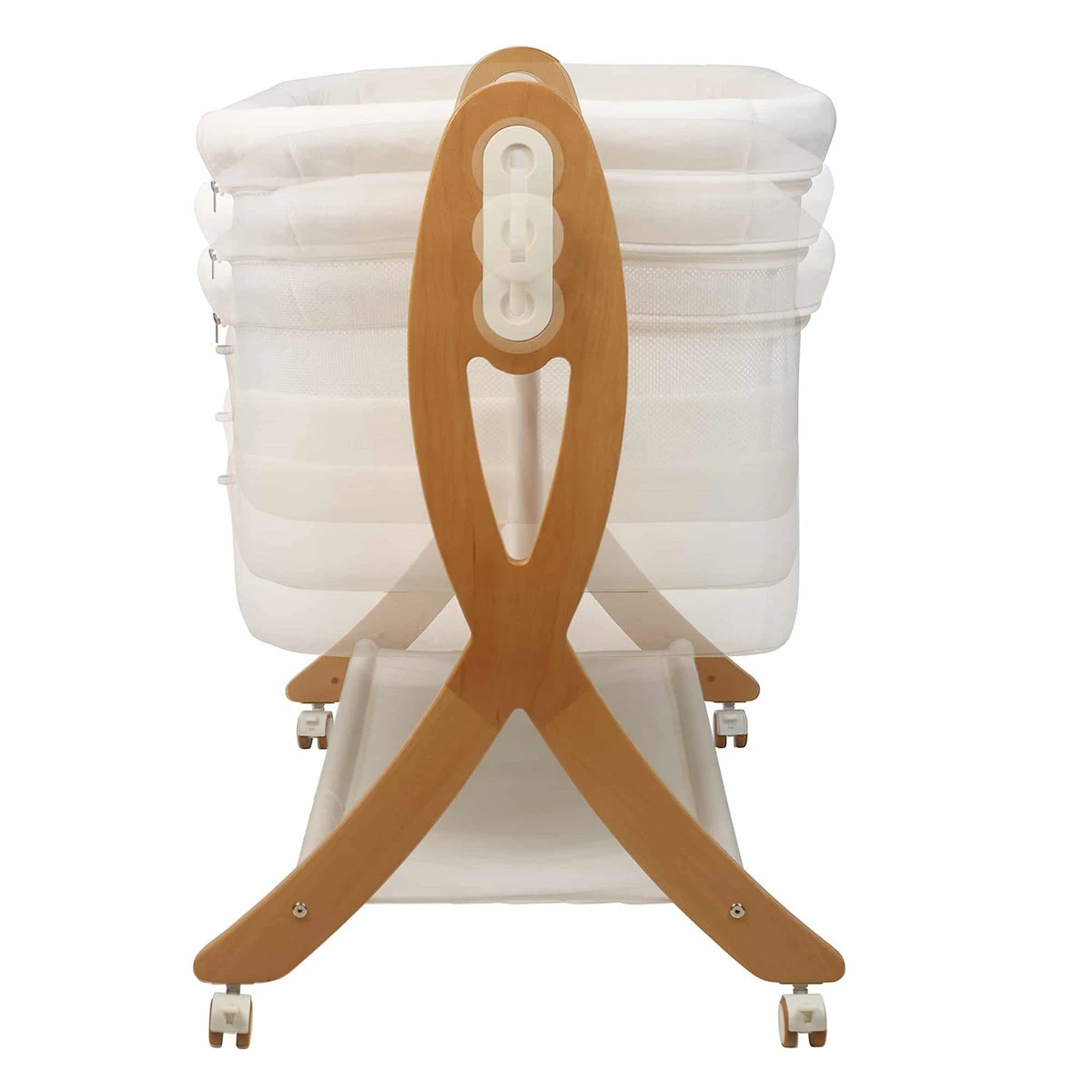 Babygo SideBySide Creme Wieg Aan Bed 4161 2 Babygo SideBySide Creme Wieg Aan Bed 4161 - Afbeelding 2