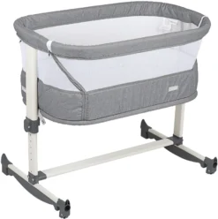 Babygo Vivaldi Grey Wieg Aan Bed 4651
