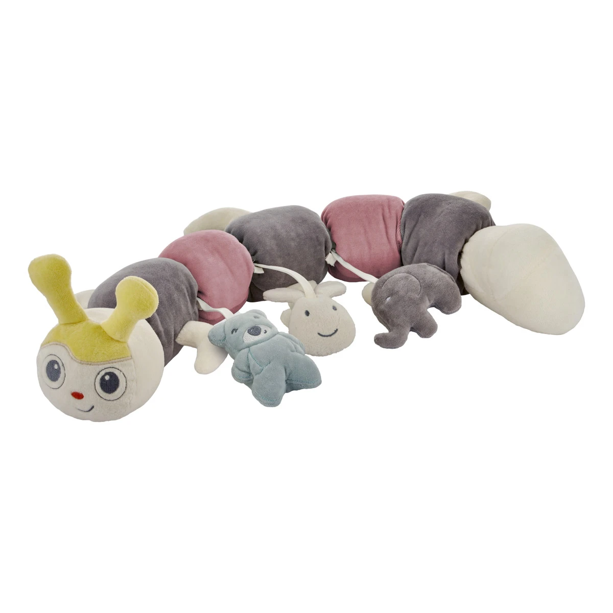 Babyjem Rups Roze 80cm Speelknuffel En Kussen 675 1 Babyjem Rups Roze 80cm Speelknuffel En Kussen 675