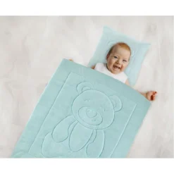 Babyjem Velvet Groen Dekentje Met Kussen 664 -Babyproducten Winkel babyjem velvet groen dekentje met kussen 664 2