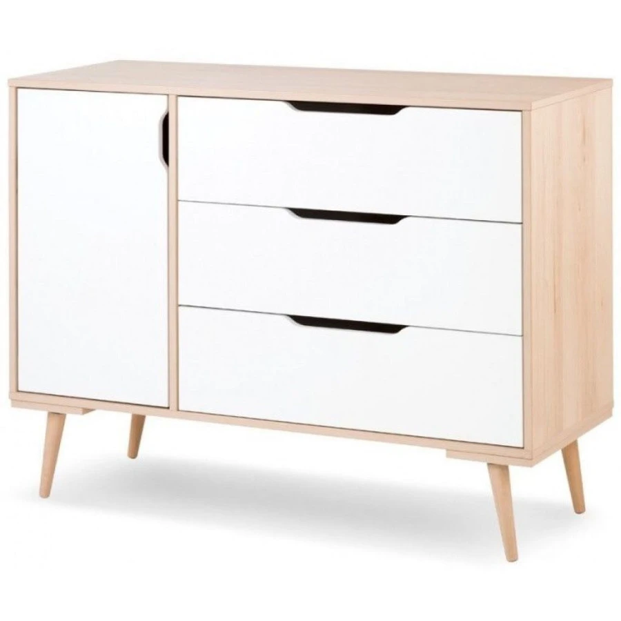 Babykamer Marloes Wit: Ledikant & Commode 3 Babykamer Marloes Wit: Ledikant & Commode - Afbeelding 3