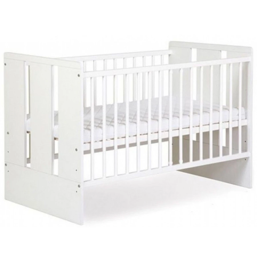 Babykamer Teuntje Wit: Ledikant En Commode 2 Babykamer Teuntje Wit: Ledikant En Commode - Afbeelding 2