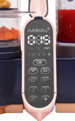 Babymoov Nutribaby Plus XL Stoomkoker / Mixer / Flessenverwarmer In 1 A001127 -Babyproducten Winkel babymoov nutribaby plus xl stoomkoker mixer flessenverwarmer in 1 a001127