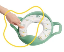 Badabulle Groen Toiletverkleiner Met Handgrepen B027008 -Babyproducten Winkel badabulle groen toiletverkleiner met handgrepen b027008 4 1920x1920
