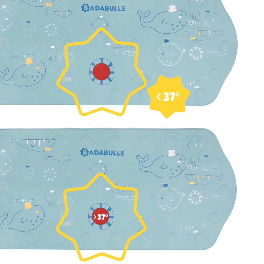 Badabulle XXL Badmatje Met Temperatuurindicator B023014 3 Badabulle XXL Badmatje Met Temperatuurindicator B023014 - Afbeelding 3