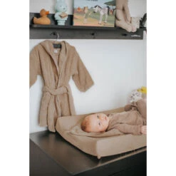 MamaLoes Badstof Zand 1-2jr Badjas ML010306 14 MamaLoes Badstof Zand 1-2jr Badjas ML010306 -Babyproducten Winkel badstof nougat 01 19