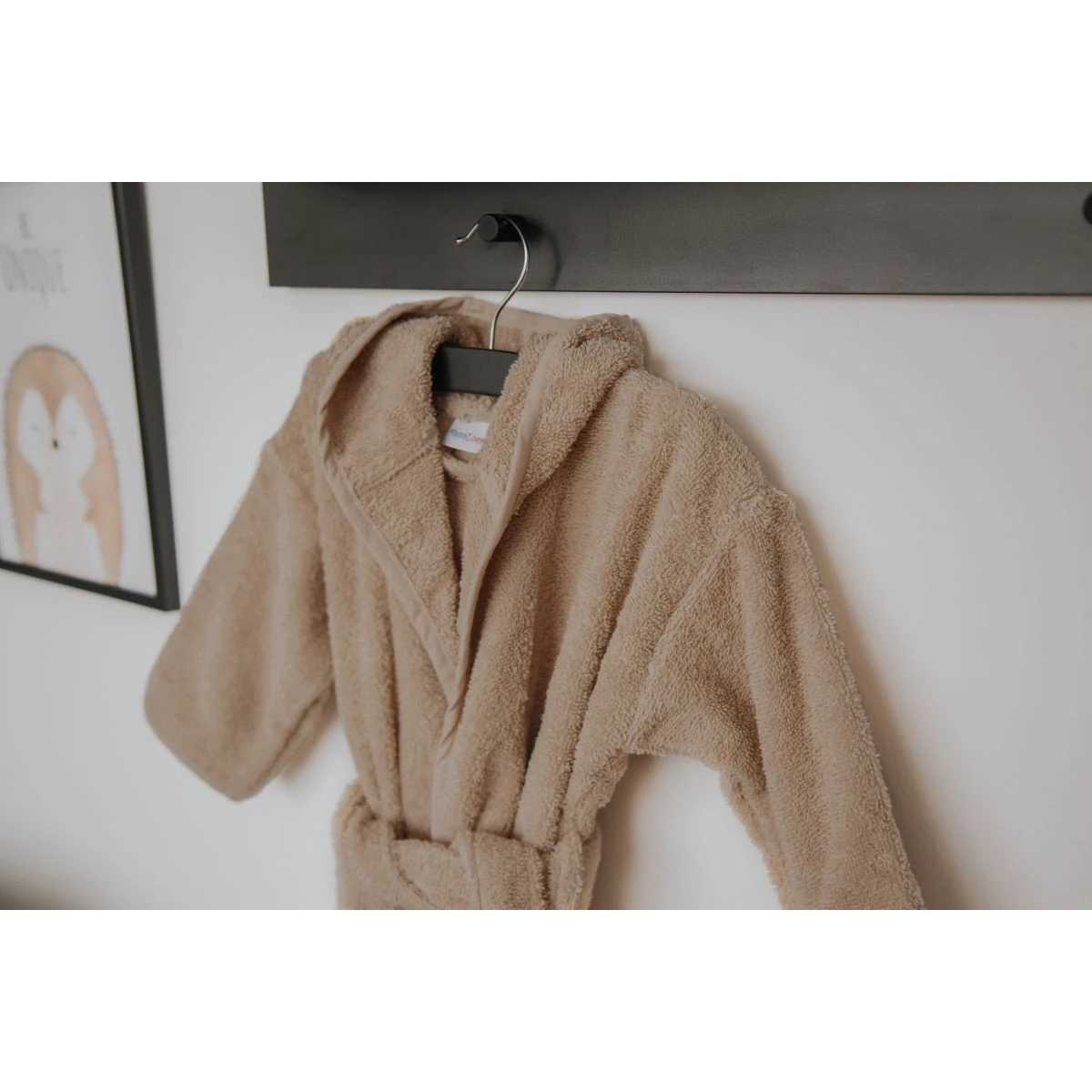 MamaLoes Badstof White 1-2jr Badjas ML5388 8 MamaLoes Badstof White 1-2jr Badjas ML5388 - Afbeelding 8