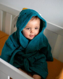 Blush & Blossom Dragon Diego 0-1jr Badstof Badjas TR-BB4206 -Babyproducten Winkel bathrobe dragon diego