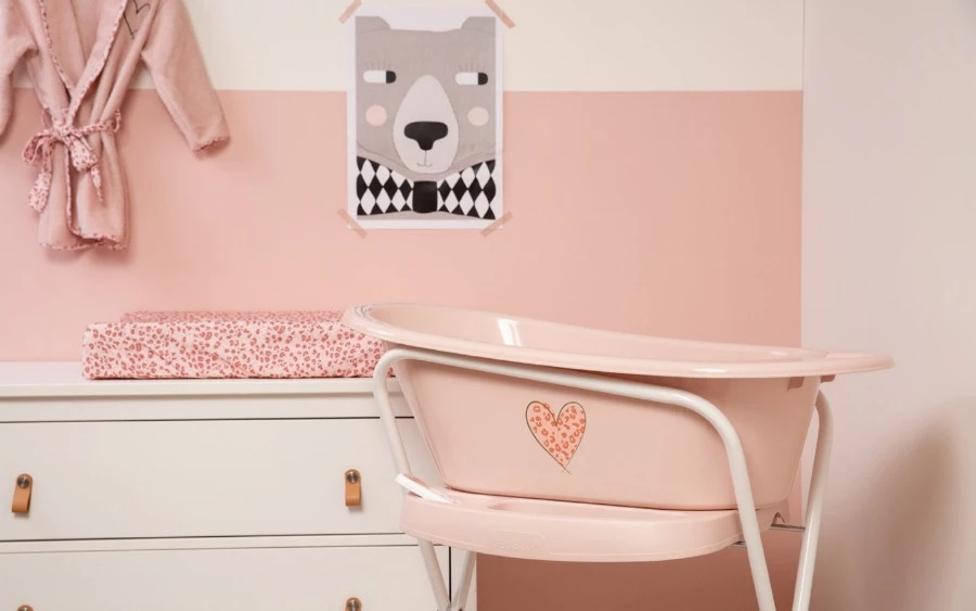 Bébé-jou Bebe-Jou Leopard Pink Click Baby Badje 6256123 4 Bébé-jou Bebe-Jou Leopard Pink Click Baby Badje 6256123 - Afbeelding 4