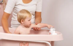 Bébé-jou Bebe-Jou Leopard Pink Click Thermobad 6260123Z -Babyproducten Winkel bebe jou leopard pink click thermobad 6