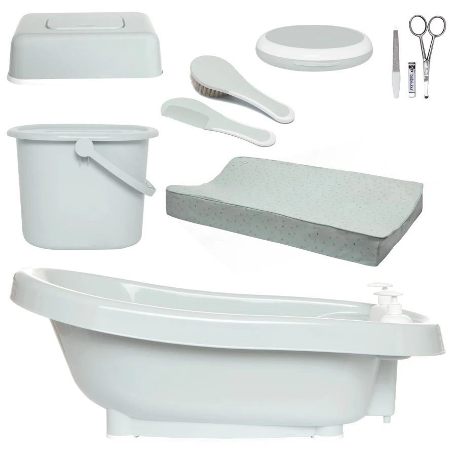 Bébé-jou Bebe-Jou Sky Green De Luxe Thermo Badset 4996055 1 Bébé-jou Bebe-Jou Sky Green De Luxe Thermo Badset 4996055