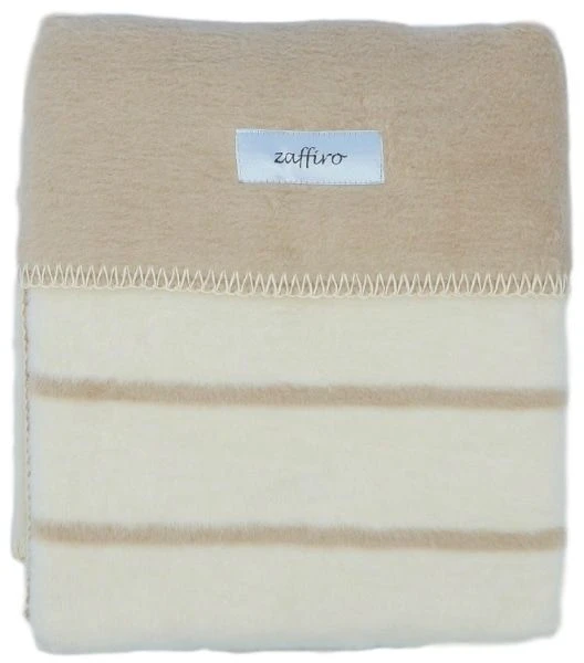 Zaffiro Ecru & Beige Gestreept 75 X 100 Cm Wiegdeken 15090 4 Zaffiro Ecru & Beige Gestreept 75 X 100 Cm Wiegdeken 15090 - Afbeelding 4