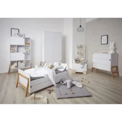Bellamy Lotta Snow Babykamer: Ledikant/Juniorbed En Commode -Babyproducten Winkel bellamy lotta snow babykamer 3 1