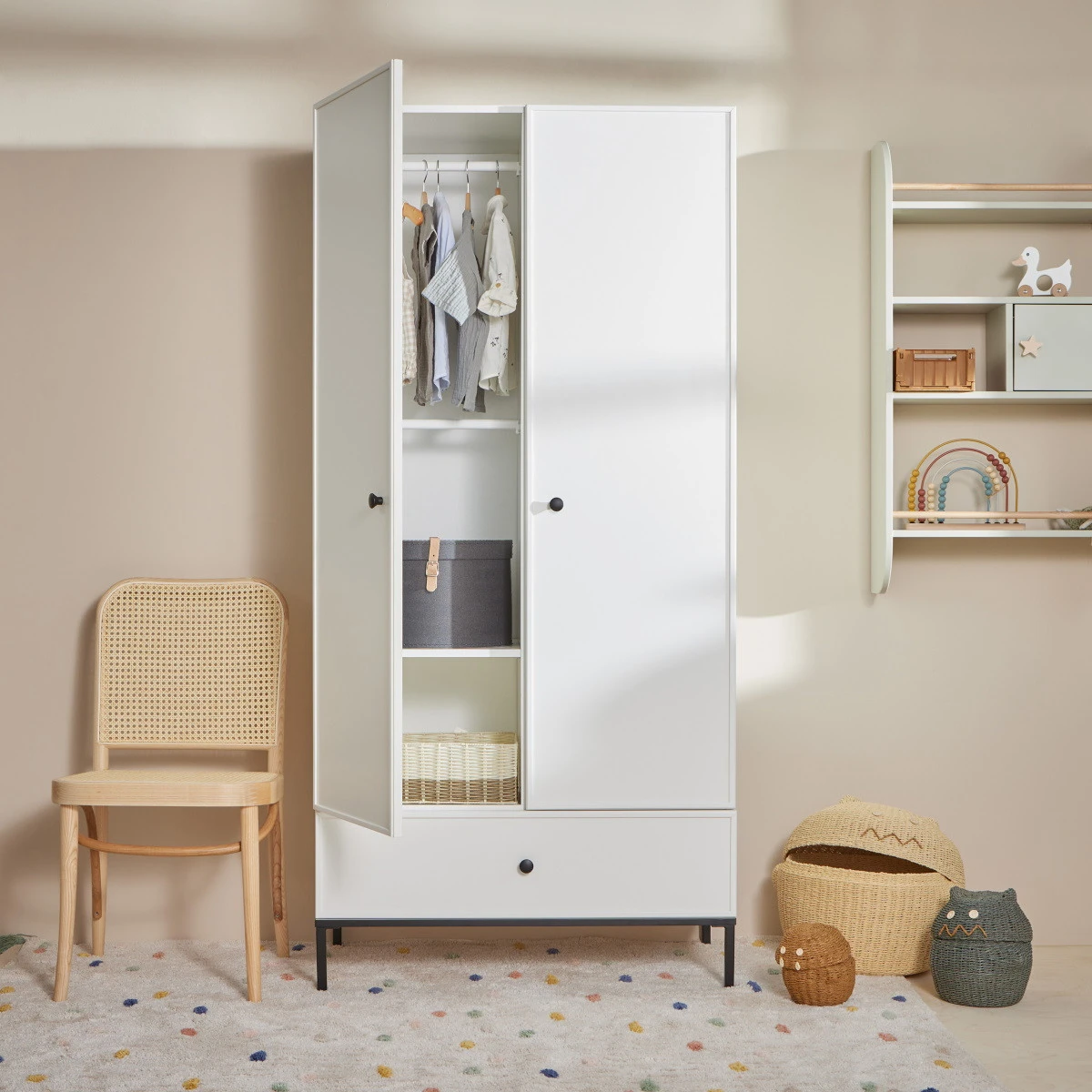 Bellamy Lumi White 2-Deurskast LUBISZ2D 6 Bellamy Lumi White 2-Deurskast LUBISZ2D - Afbeelding 6