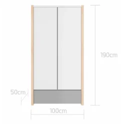 Bellamy Pinette 2-Deurskast PIBSSZ2D -Babyproducten Winkel bellamy pinette 2 deurskast pibssz2d 4